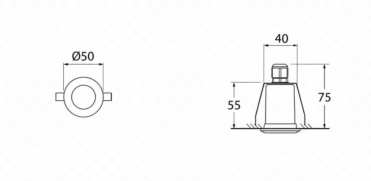 Fumagalli Teresa (2L0) White 1.7W Recessed Up Light - Warm Light
