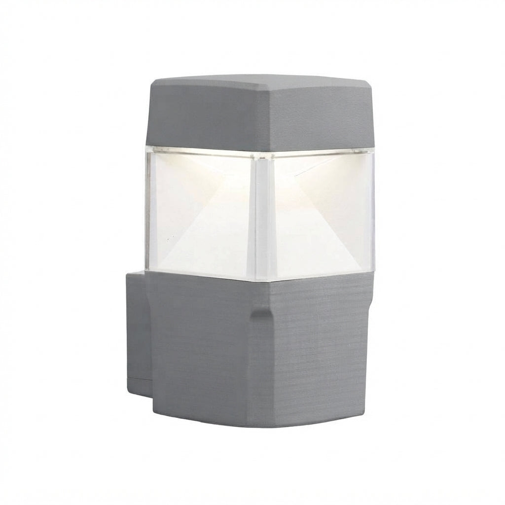 Fumagalli ELISA DS2.562 APPLIQUE Wall Grey Clear GX53 LED 10W - CCT