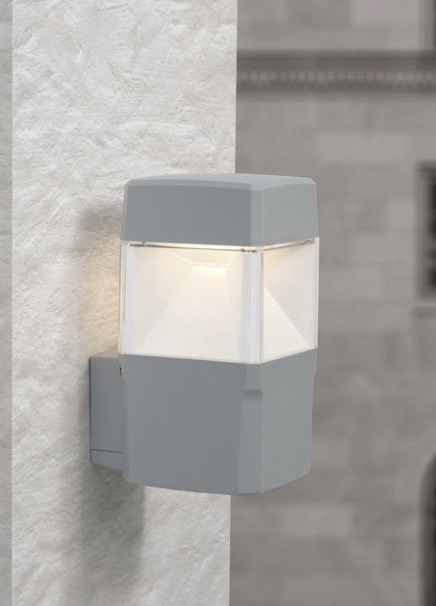 Fumagalli ELISA DS2.562 APPLIQUE Wall Grey Clear GX53 LED 10W - CCT