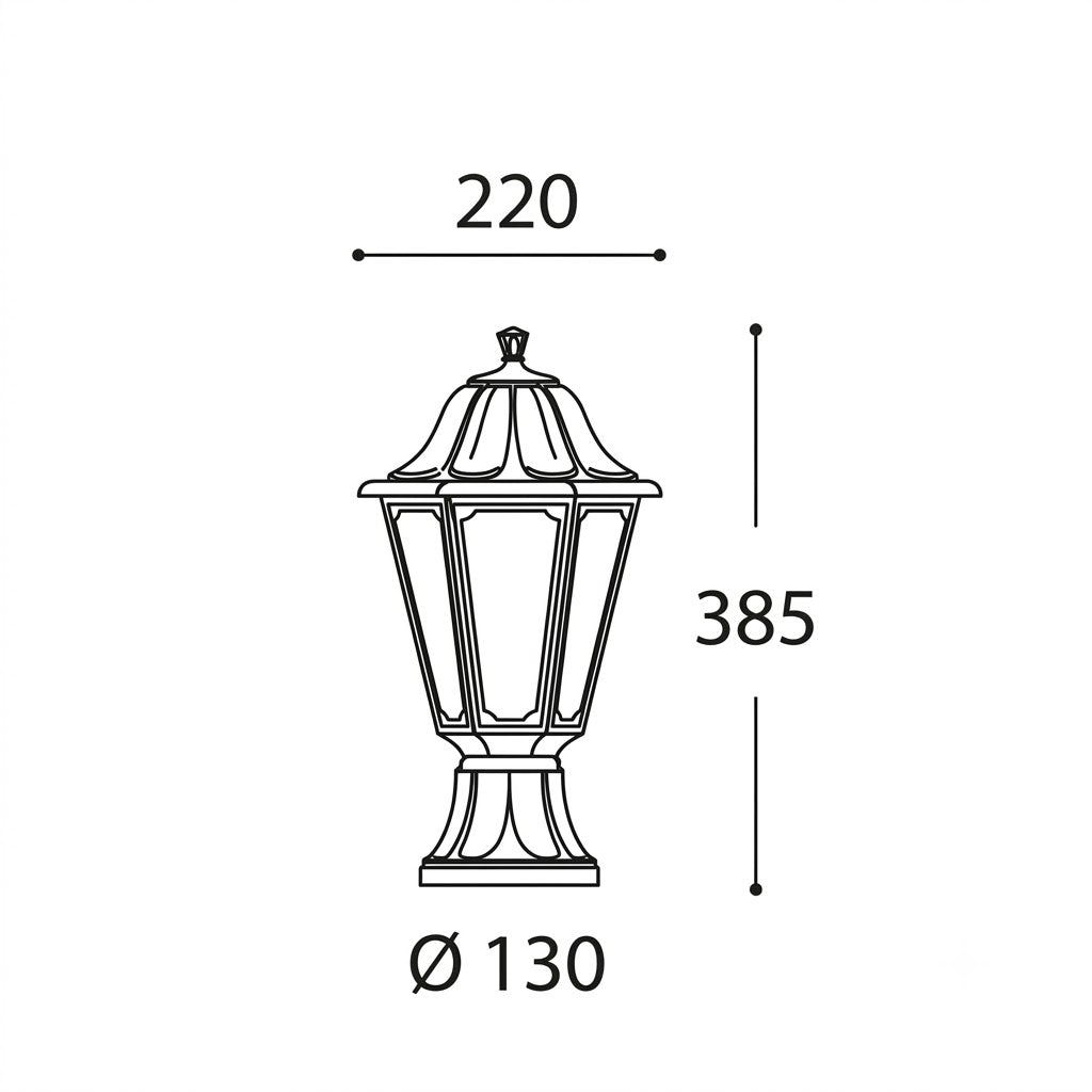 فوماجالي MIKROLOT/ANNA (E22.110) لون أسود/مصنفر E27