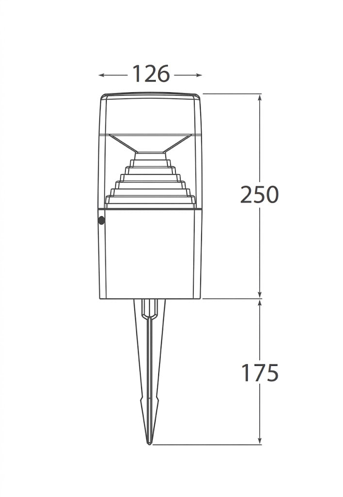 فوماجالي سبايك ESTER DS1.561 رمادى شفاف GX53 ليد 10 وات CCT