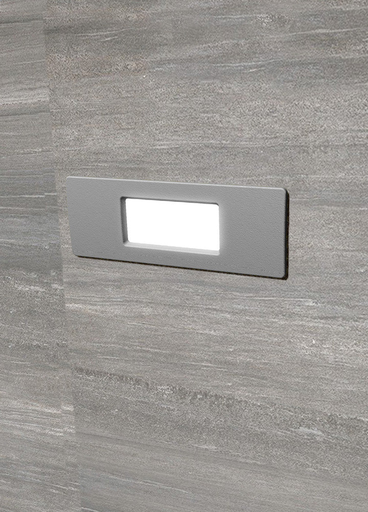 Fumagalli NINA 150 (6C1) Grey 3.2W Recessed Wall Lamp - CCT Settable