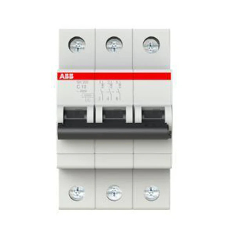 ABB Miniature Circuit Breaker SH203 3 Pole 20A 6kA Type C
