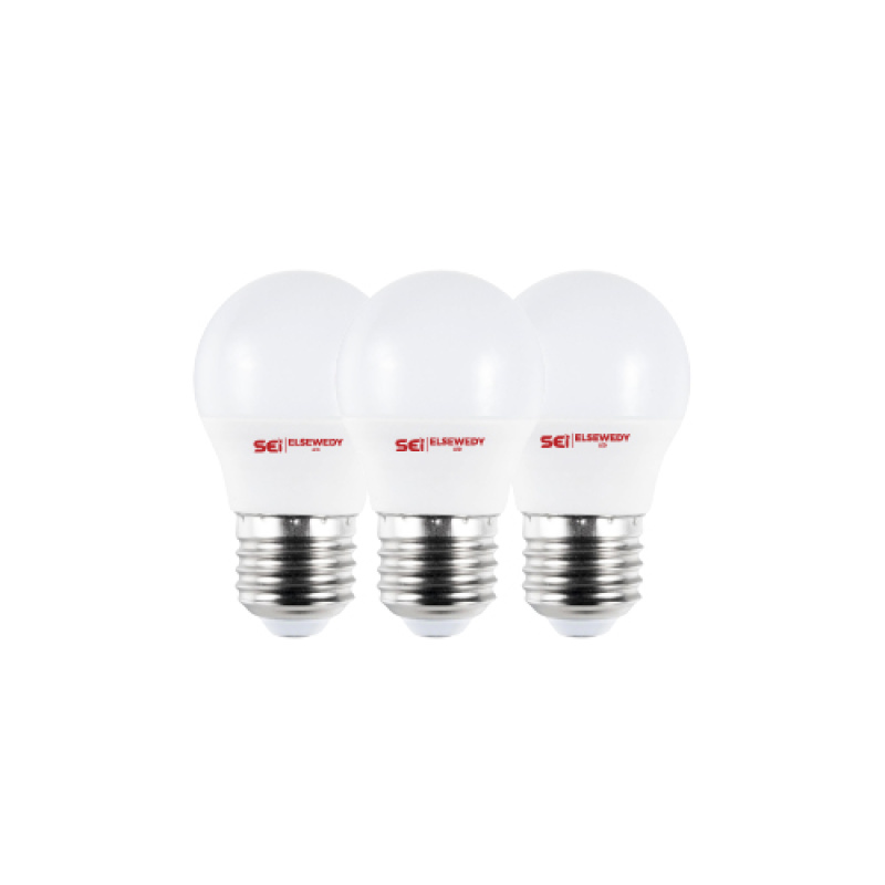 A Bundle of 3 Classic 5 Watt LED Bulbs Daylight ( White Color )