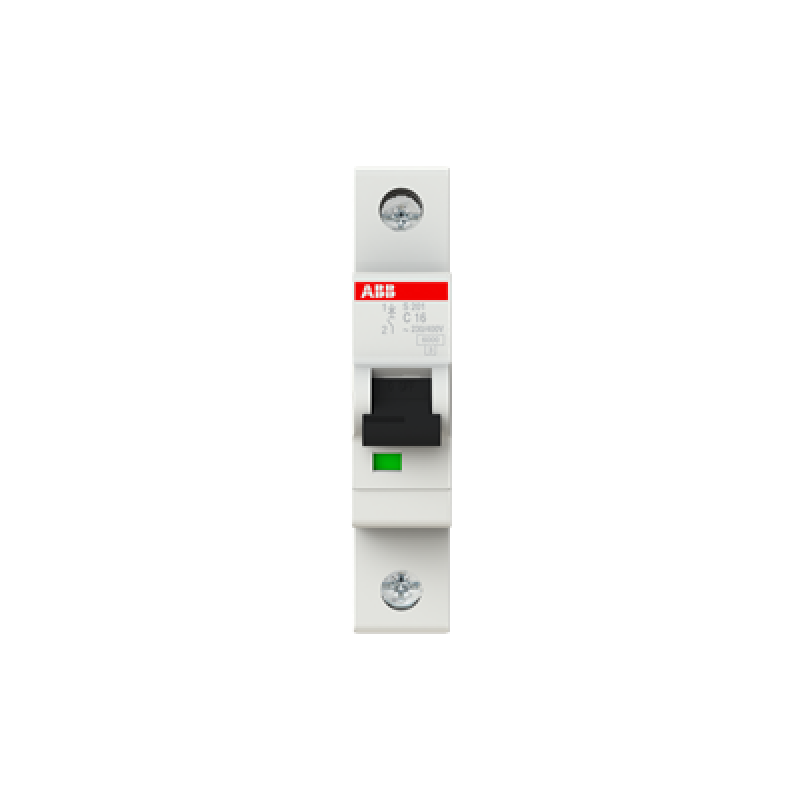ABB Miniature Circuit Breaker S201 1Pole 16A 10kA Type C