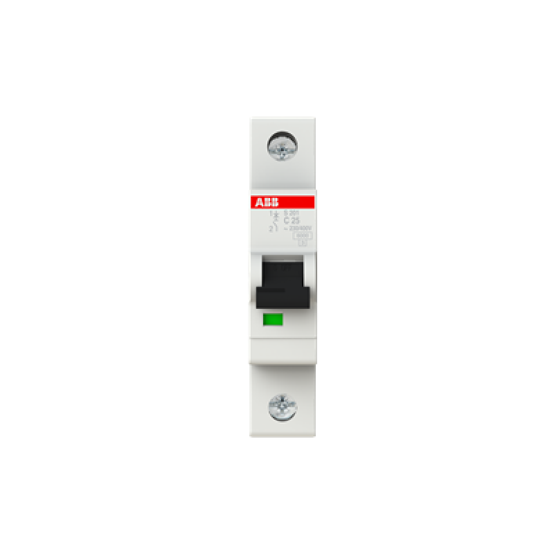 ABB Miniature Circuit Breaker S201 1Pole 25A 10kA Type C