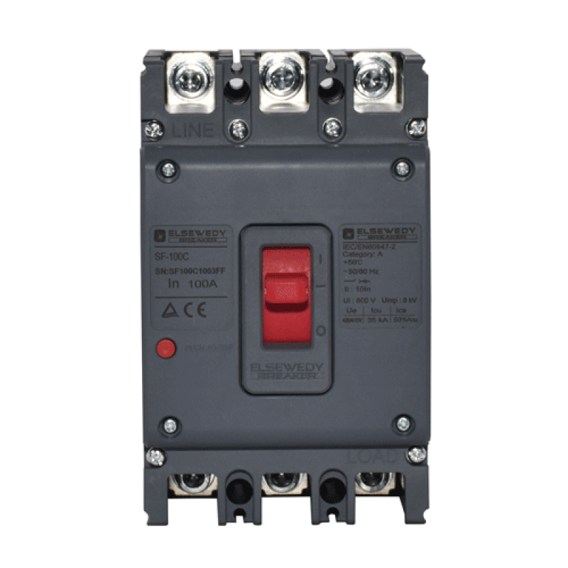 Elsewedy Moulded Case Circuit Breakers 3 Pole 100A