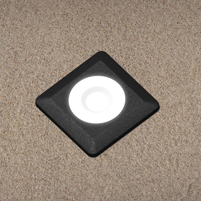 Fumagalli ALDO SQ (1L4) ) Black 1.7 Watt with Warm Light Color
