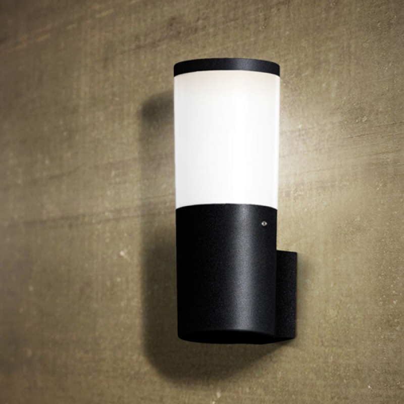 Fumagalli AMELIA WALL (DR2.570) Black/Opal 6 Watt with Warm Light Color