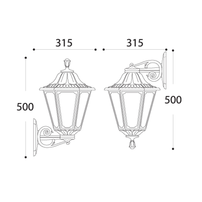 Fumagalli BISSO/RUT (E26.131) Black/Clear E27 Version