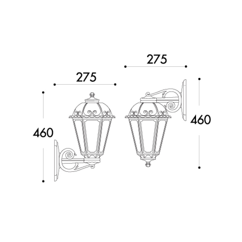 Fumagalli BISSO/SABA (K22.131) Black/Opal E27 Version