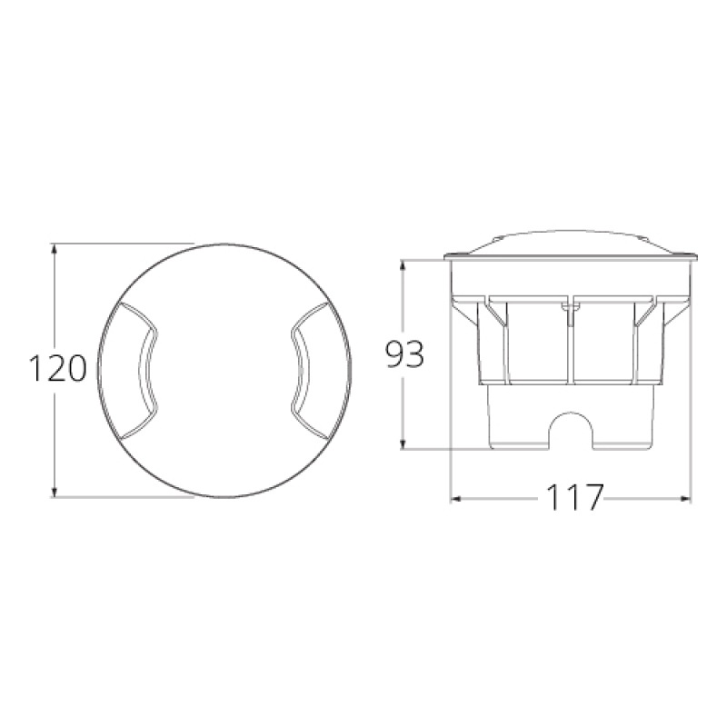 Fumagalli CECI 120 - 2L (2F2) Black/Frosted 3 Watt CCT SET