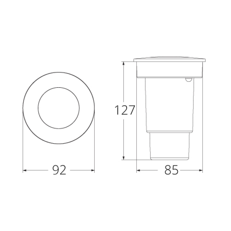 Fumagalli CECI 90 (1F1) Black 3.5 Watt CCT Settable
