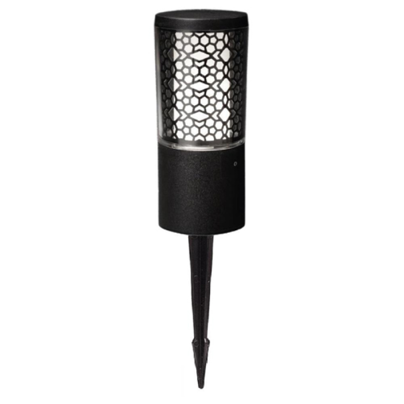 Fumagalli Carlo/Deco Spike (DR3.572) Black 3.5 Watt with Warm Light Color