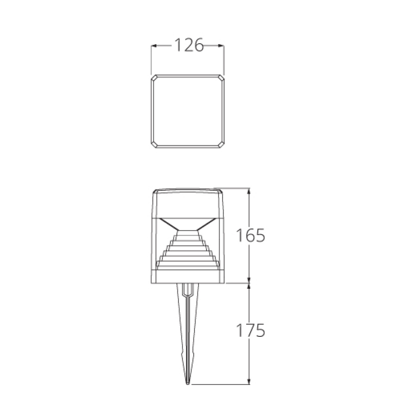 Fumagalli ESTER SPIKE (DS1.561) Black 10 Watt with Warm Light Color