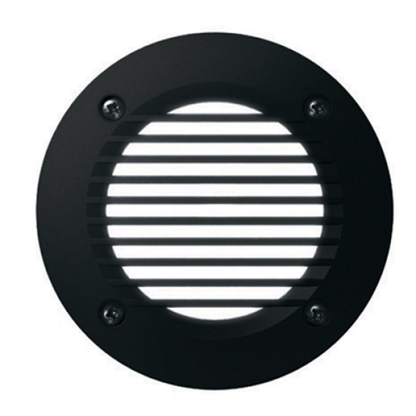 Fumagalli LETI 100 Round-GR (2C2) Black 3 Watt with Warm Light Color