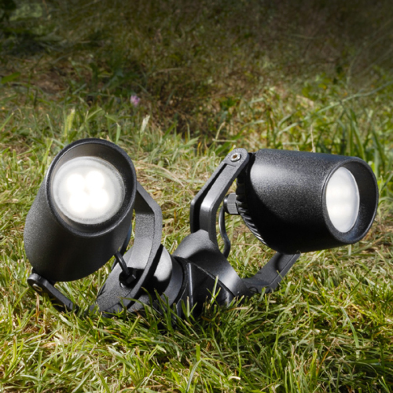 Fumagalli MINITOMMY-EL 2L Twin SPIKE (3M2) Black 2x3.5 Watt CCT Settable