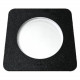 Fumagalli CECI 160-SQ (3F4) Black 10 Watt with Warm Light Color