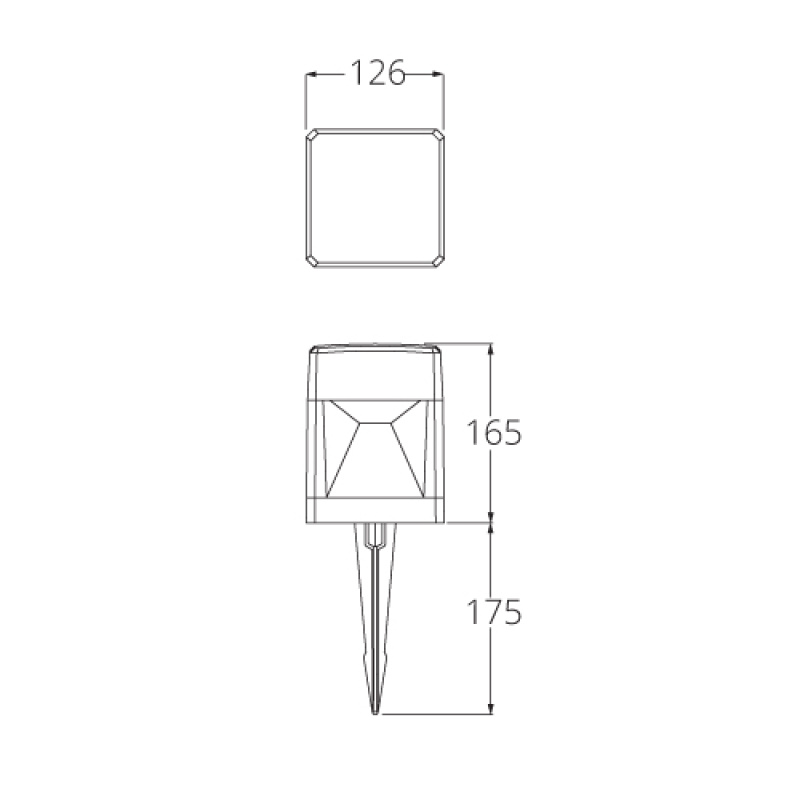 Fumagalli ELISA SPIKE (DS2.561) Grey 10 Watt with Warm Light Color