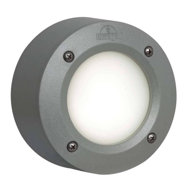 Fumagalli EXTRALETI 100 Round (2S1) Grey 3 Watt with Warm Light Color