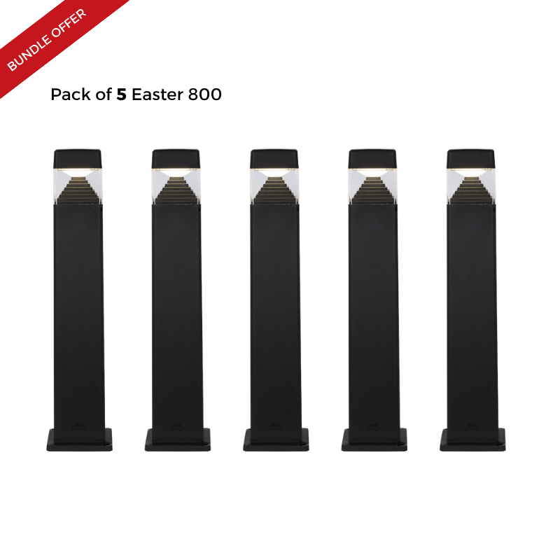 A Bundle Of 5 Fumagalli ESTER 800 (DS1.564) Black 10 Watt CCT Settable