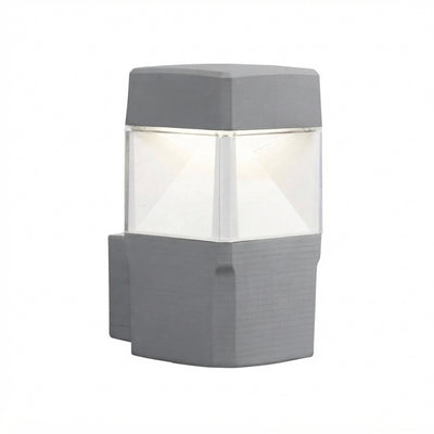 Fumagalli ELISA DS2.562 APPLIQUE Wall Grey Clear GX53 LED 10W - CCT