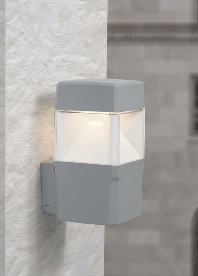 Fumagalli ELISA DS2.562 APPLIQUE Wall Grey Clear GX53 LED 10W - CCT