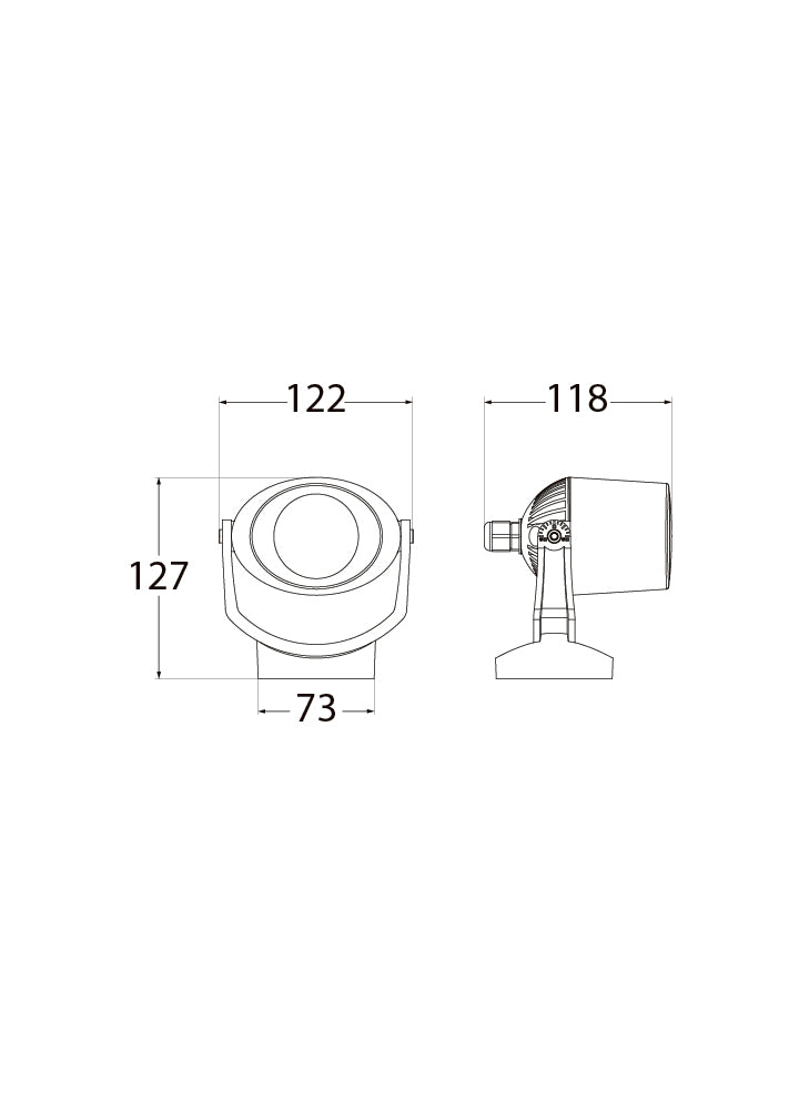 فوماجالي كشاف أرضي حربة MINITOMMY-EL SPIKE (1M1) أسود 3.5 وات - إضاءة قابل للتغيير
