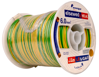 Energya Elsewedy Helal Stranded Copper PVC-Insulated Building Wire 6 mm² – 450/750V