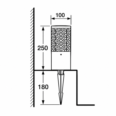 Fumagalli Carlo/Deco Spike (DR3.572) Grey 3.5 Watt CCT Set