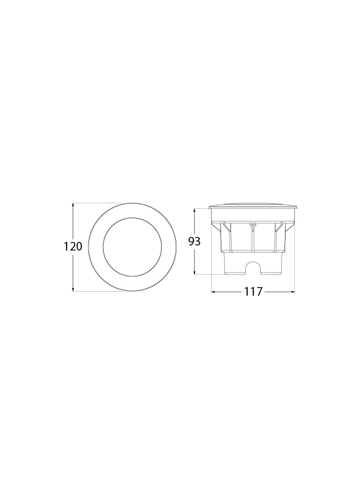 فوماجالي CECI 120 - 2L (2F2) لون أسود 3 وات قابل للضبط