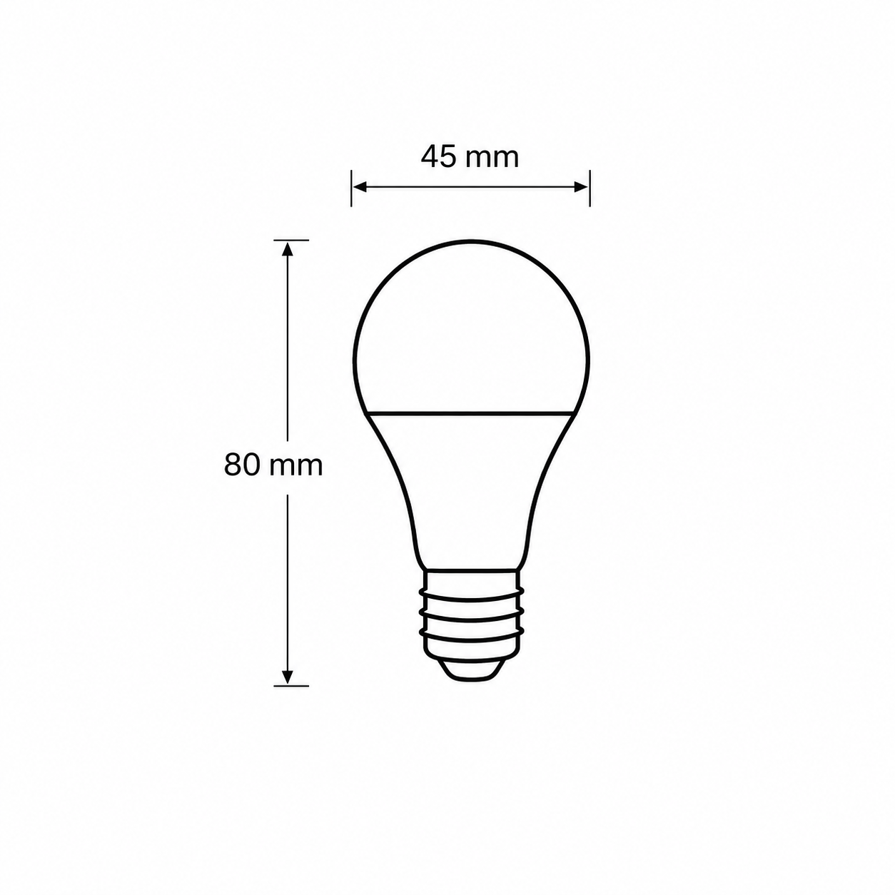 Classic LED Lamp 5 Watt White Color
