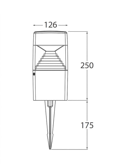 فوماجالي سبايك ESTER DS1.561 رمادى شفاف GX53 ليد 10 وات CCT