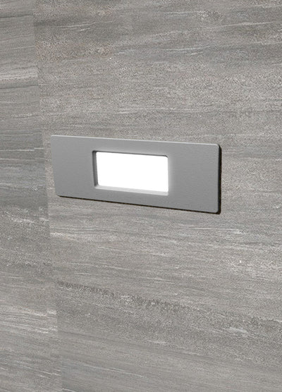 Fumagalli NINA 150 (6C1) Grey 3.2W Recessed Wall Lamp - CCT Settable