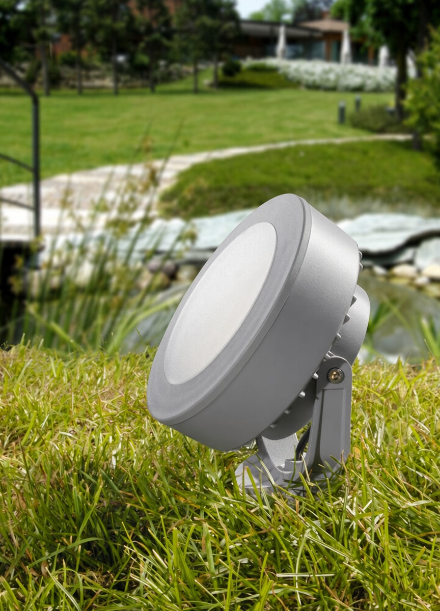 Fumagalli TOMMY (2M1) Grey 7 Watt Floodlight - CCT Settable