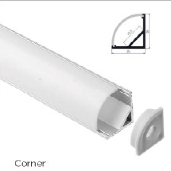 ASTER LED Strip 5Meter Roll 15W/M Cool White Color (IP65) With 3M Corner Alu Profile