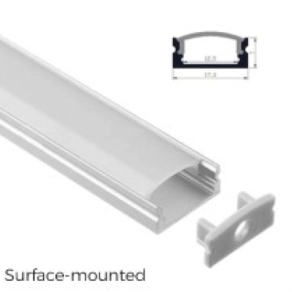 ASTER LED Strip 5Meter Roll 5W/M Cool White Color (IP65) With 1M Surface Alu Profile